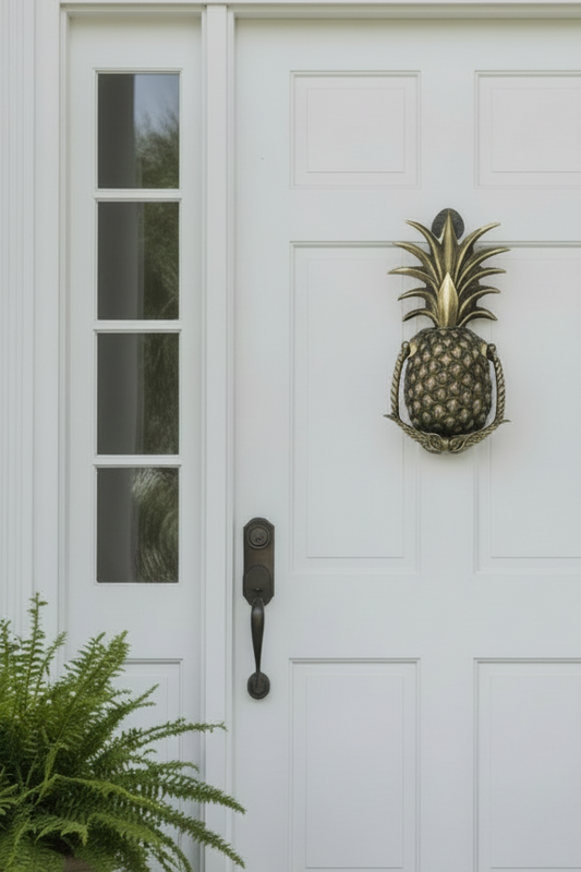 Pineapple Door Knocker (L) Dark