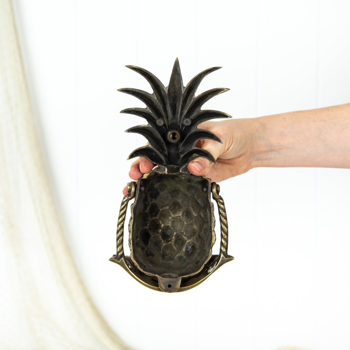 Pineapple Door Knocker (L) Dark