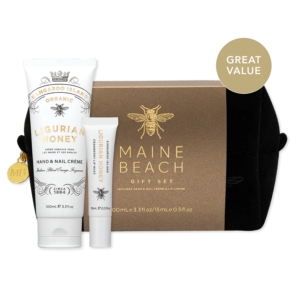Vanity Gift Bag Set - Lingurian honey