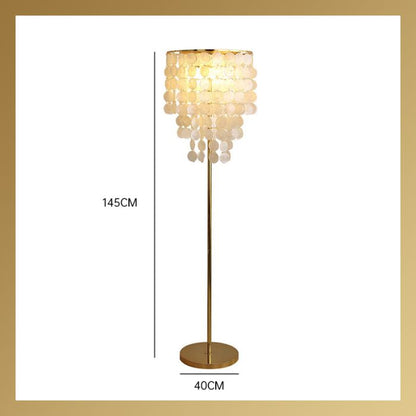 Capiz Shell floor lamp
