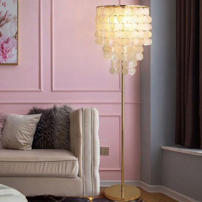 Capiz Shell floor lamp