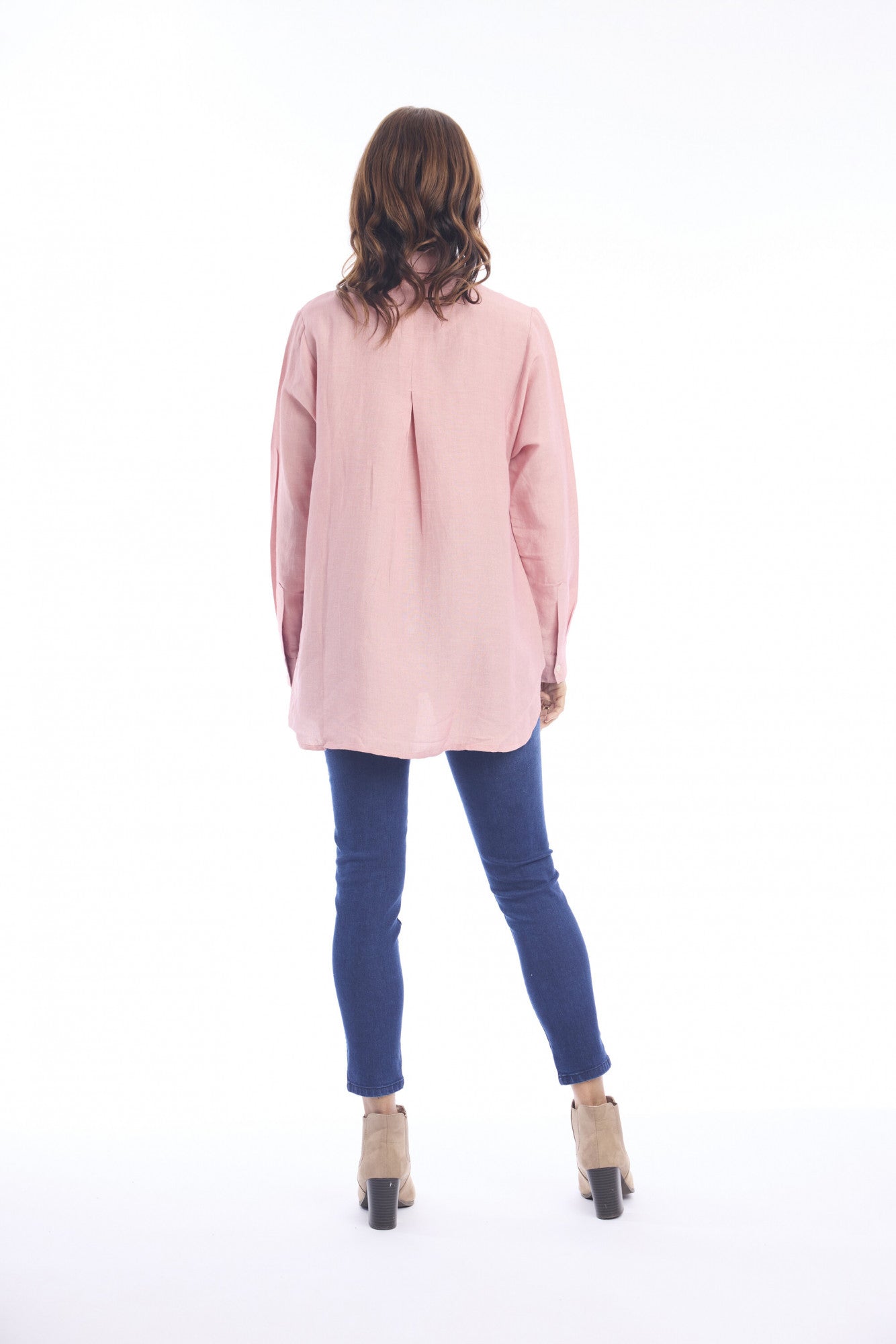 Linen shirt - Rose Tan