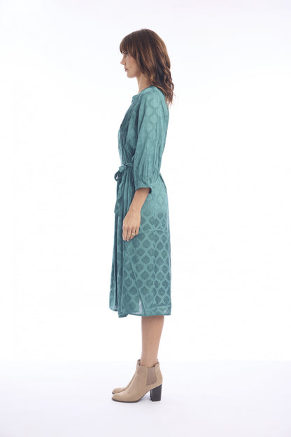 Solid Dress in Deep Jungle
