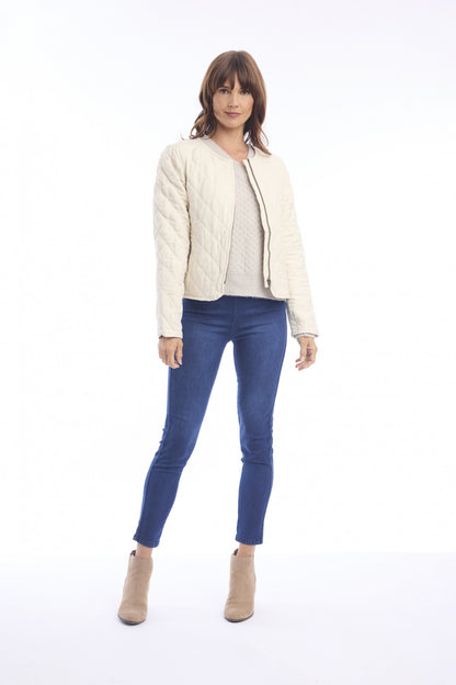 Linen Jacket Padded - Natural