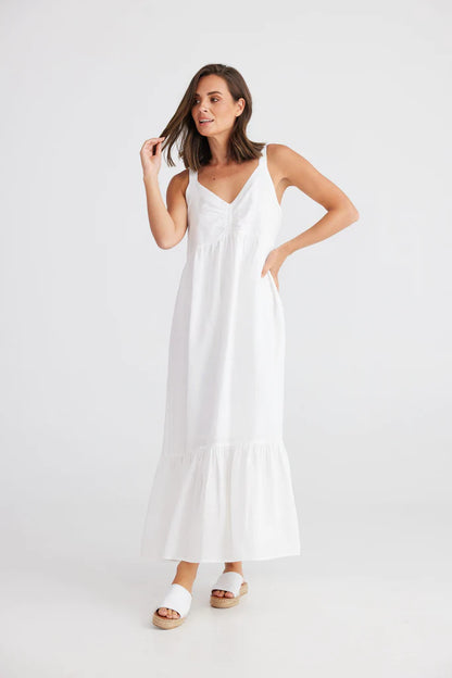 Midsummer Dress in White