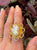 Luxe Gold ring 1 stone pearl