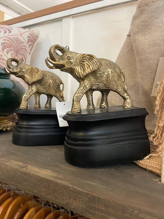 Oliphant Bronze Bookend Set