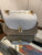 RYE White Raffia Handbag