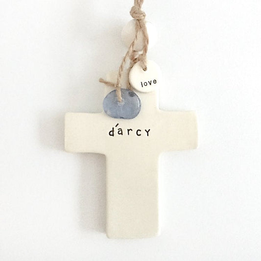 Handmade Ceramic Cross Small PRE order
