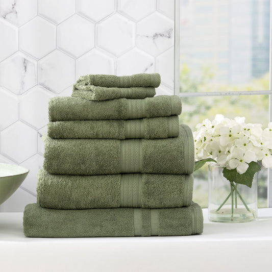 Stella 650 GSM Bamboo Cotton Towels - Jade