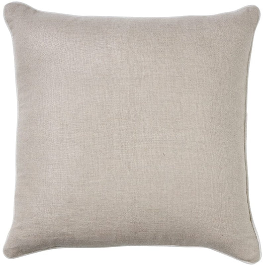 Linen Sand Piping 50x50 Cushion