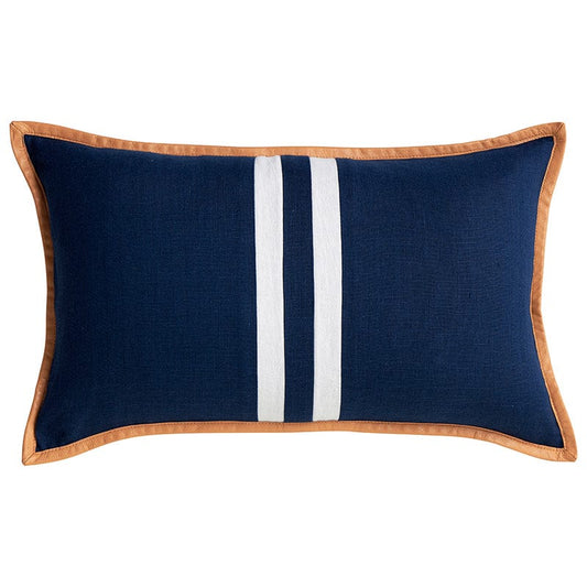 Riva Navy Linen 30x50 Cushion