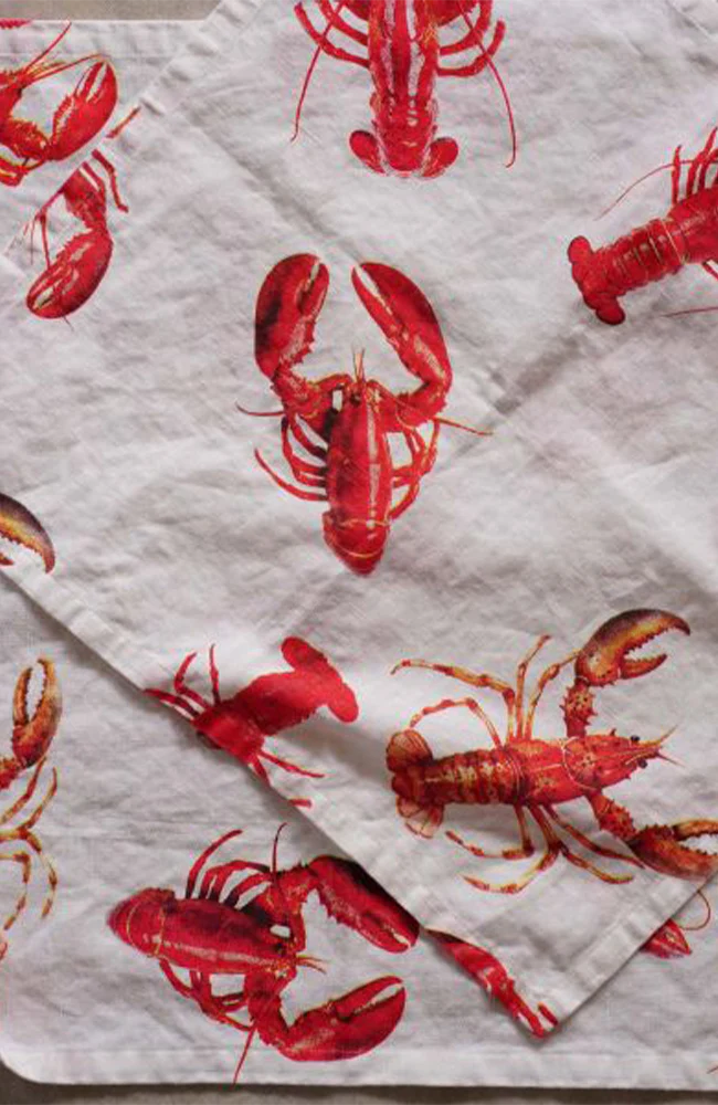 Como Lobster Tablecloth