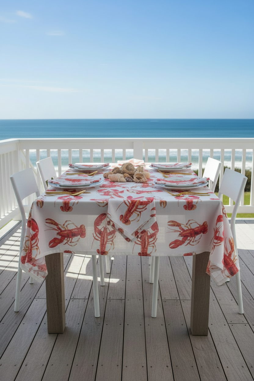 Como Lobster Tablecloth