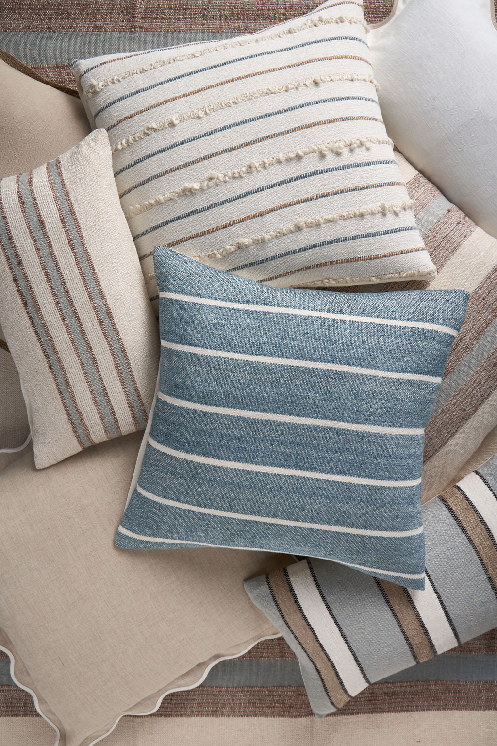 Riviera Mornington Stripe Cushion 30x50