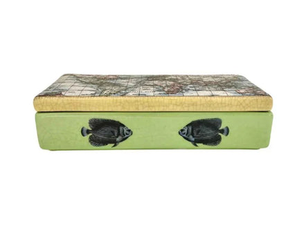 Mappemonde Porcelain Trinket Box