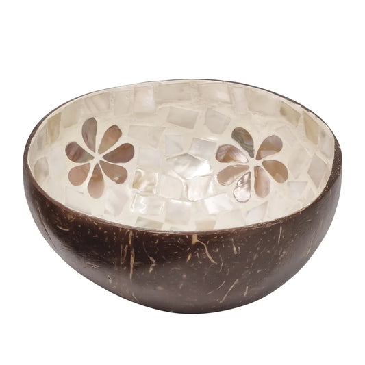 Nacre Flower Coconut Bowl
