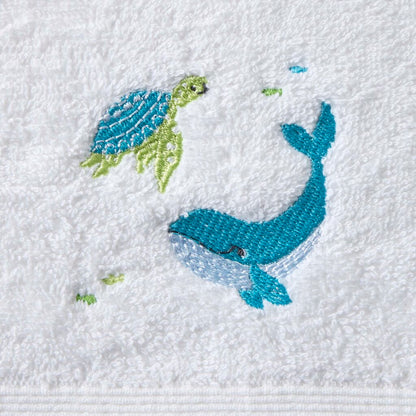 Ocean Buddies Bath Towel & Face Washer in Organza Bag