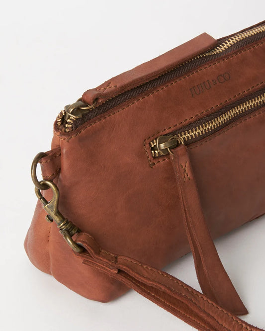 Small Essential Pouch - Cognac