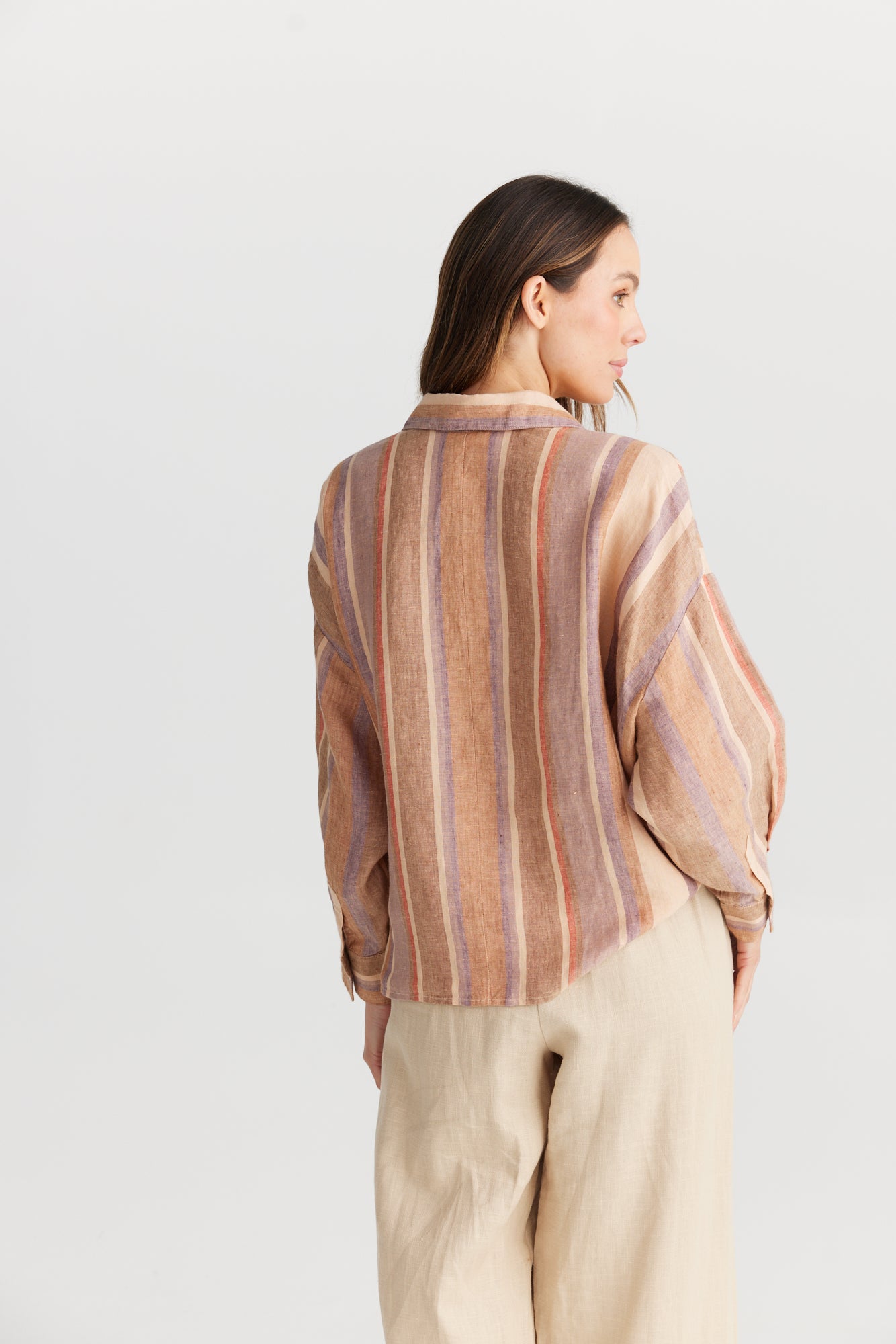 Bonita Top in Santa Stripe