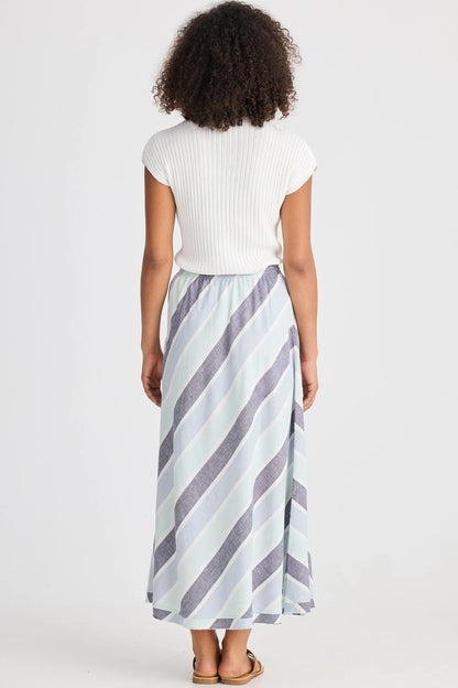 Sicily Skirt Blue Check
