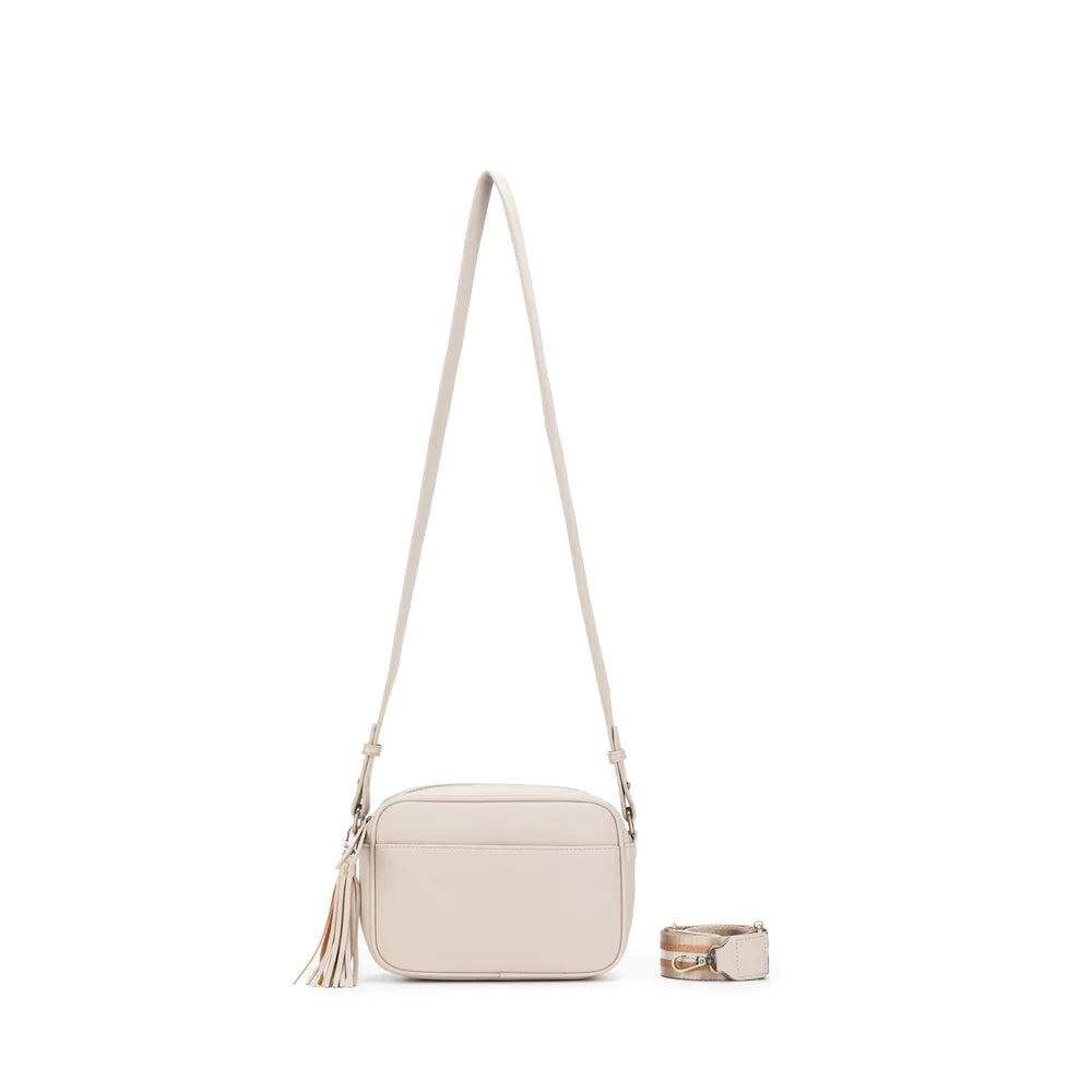 Raven Oatmeal Crossbody Bag