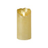 Gold Beacon LED Wax Small Pillar