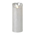Silver Beacon LED Wax Large Pillar