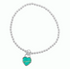 G Heart Turquoise elastic bracelet