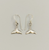 G Small Whale Tails Earrings