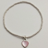 G Small Heart Pink elastic bracelet