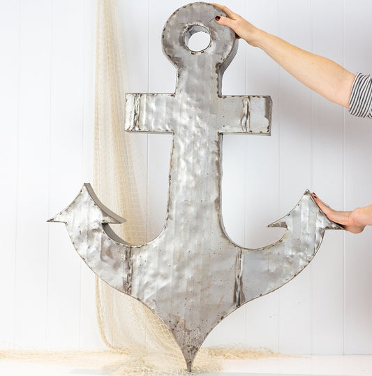 Metal Anchor - 1m Captain Silver