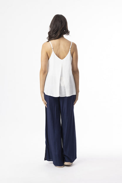 Lux Cami Strappy in White