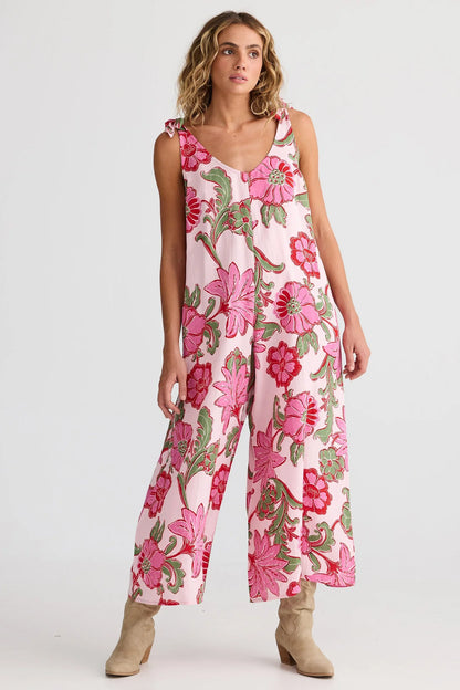Temple Jumpsuit Pink Ibiza