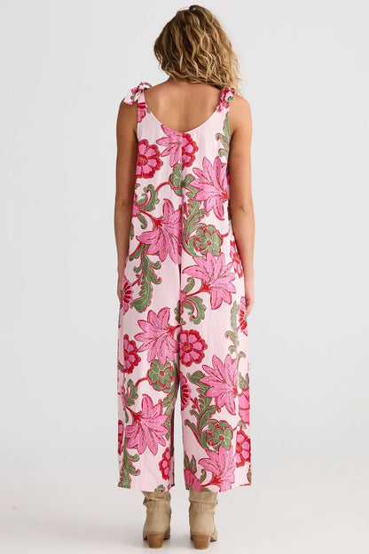 Temple Jumpsuit Pink Ibiza