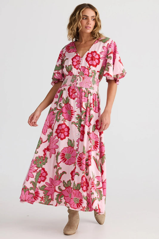 Harlow Dress Pink Ibiza