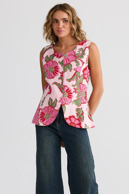 Chester Waistcoat Pink Ibiza
