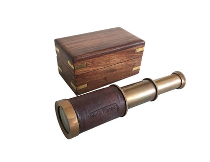 Pocket Spyglass 150mm - Wooden Box