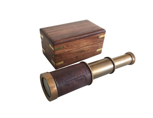 Pocket Spyglass 150mm - Wooden Box