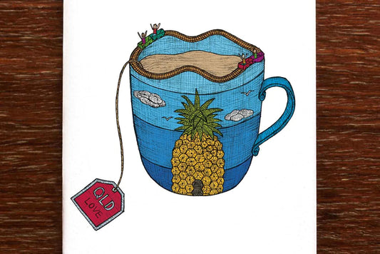 Teacup Queensland Card