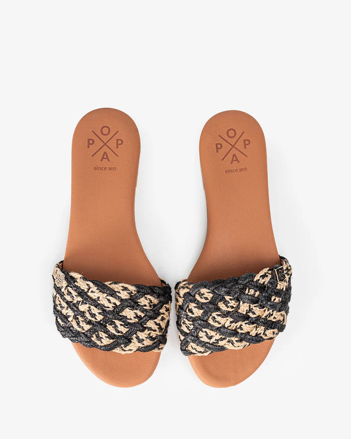 POPA Varkala Cabriola negro Yute