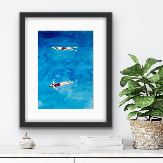 Weightless Art Print by Alexandra Andersen