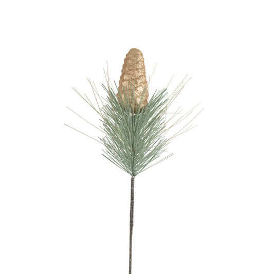 Gold Glittered Single Cone
