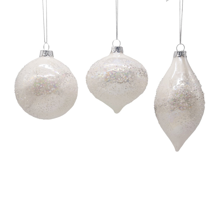 Pearl Glass Bauble