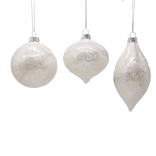 Pearl Glass Bauble