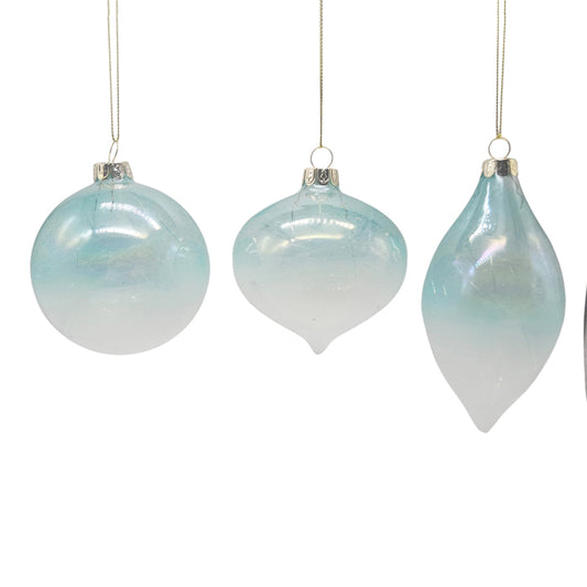 Mint Green Glass Bauble