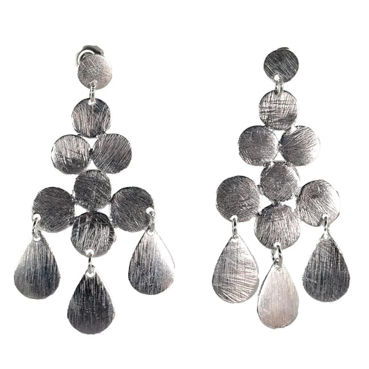 MW Silver Wash Earrings C117