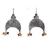MW Silver Wash Earrings with gemstones C9A