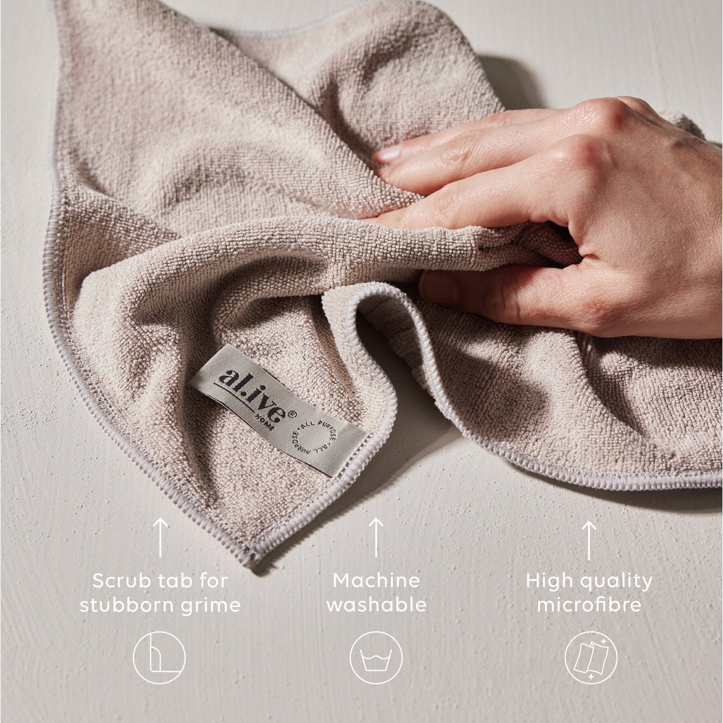 al.ive All Purpose Microfibre Cloth