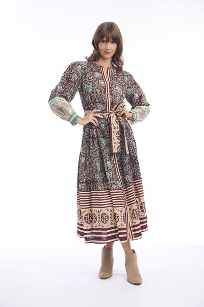 Block Maxi Dress